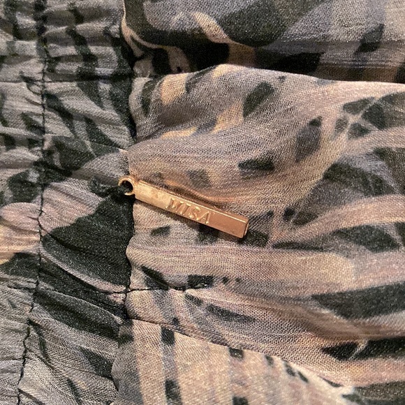 NWT Misa Palma Layered Ruffle Skirt in San Miguel Palm Print - Sz S - Picture 3 of 6